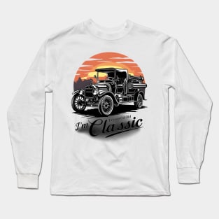 Vintage Truck I'm not old I'm classic Long Sleeve T-Shirt